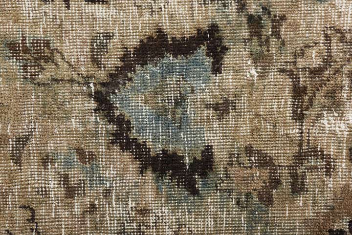 9' 10 x 12' 10 Hand Knotted Ultra Vintage Persian Wool Rug