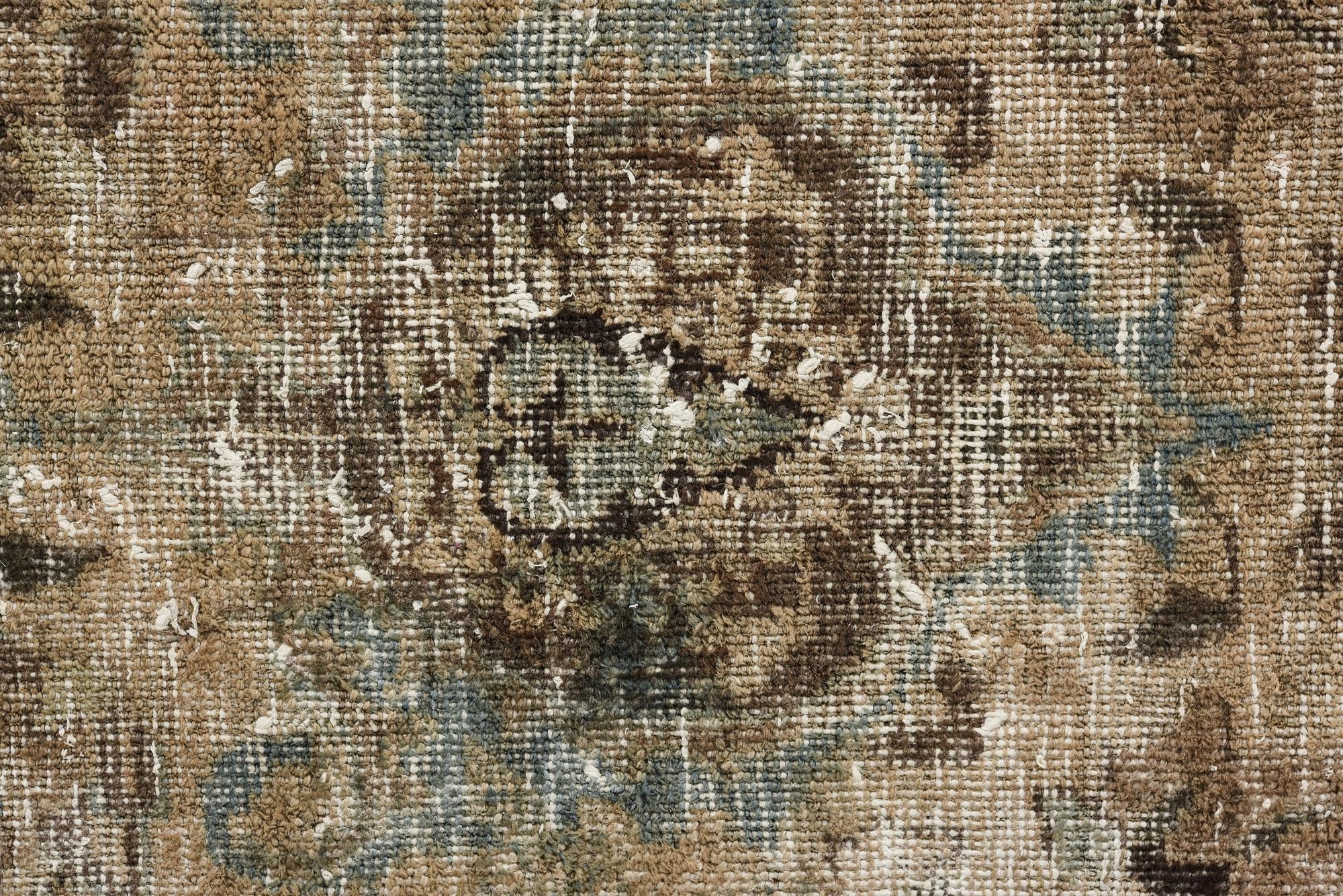 9' 10 x 12' 10 Hand Knotted Ultra Vintage Persian Wool Rug