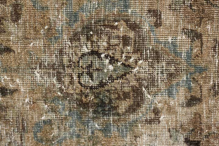 9' 10 x 12' 10 Hand Knotted Ultra Vintage Persian Wool Rug