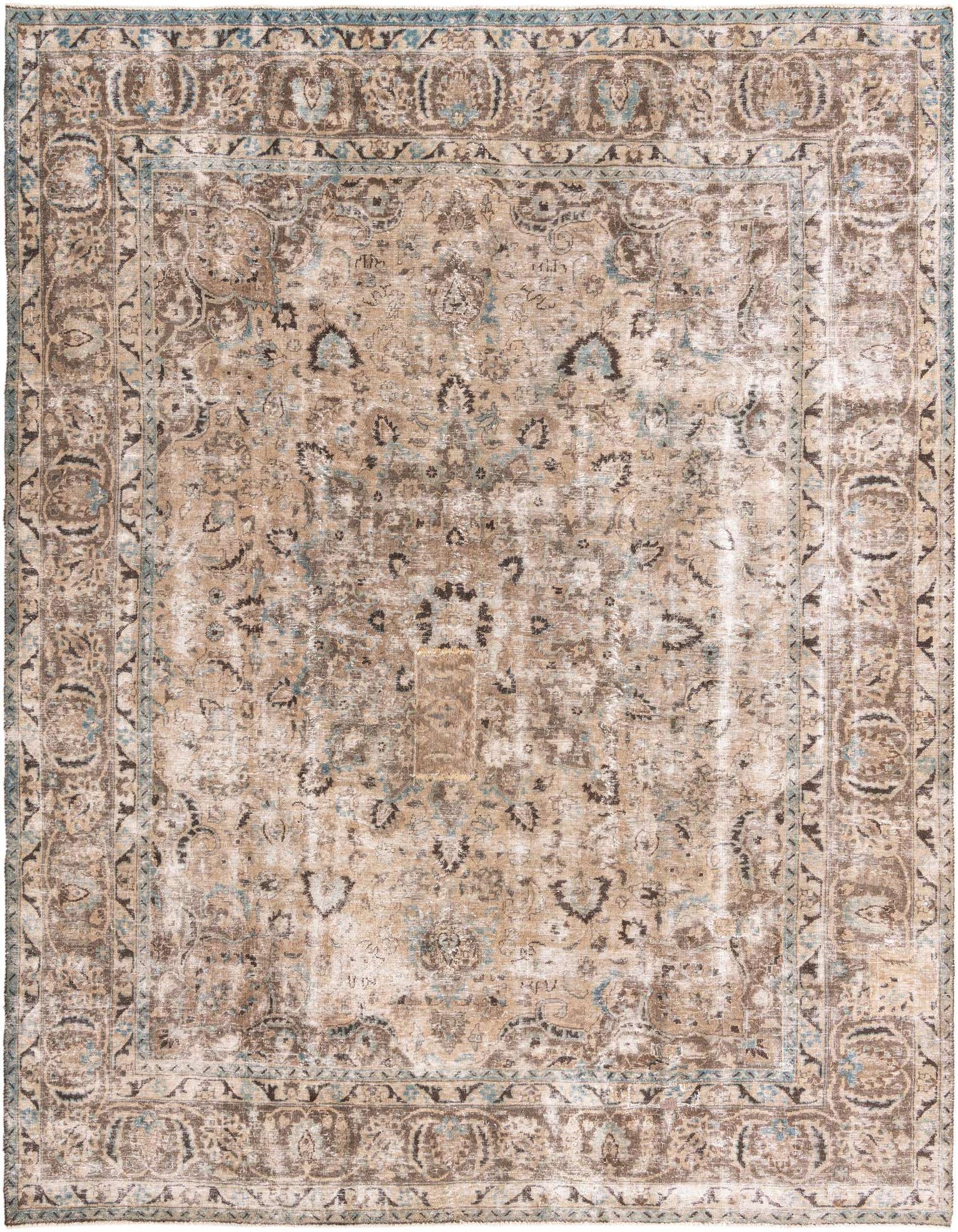 Primary image 9' 10 x 12' 10  Hand Knotted Ultra Vintage Persian Wool Rug