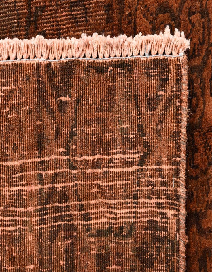 Detail image of 7' 9 x 9'  Hand Knotted Ultra Vintage Persian Wool Rug