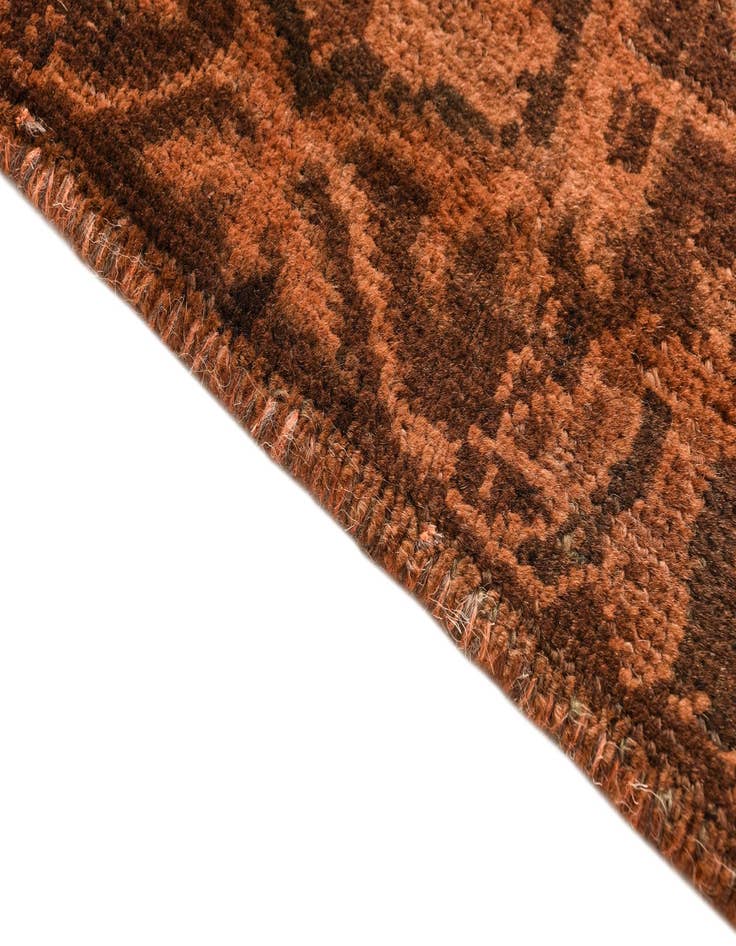 Detail image of 7' 9 x 9'  Hand Knotted Ultra Vintage Persian Wool Rug