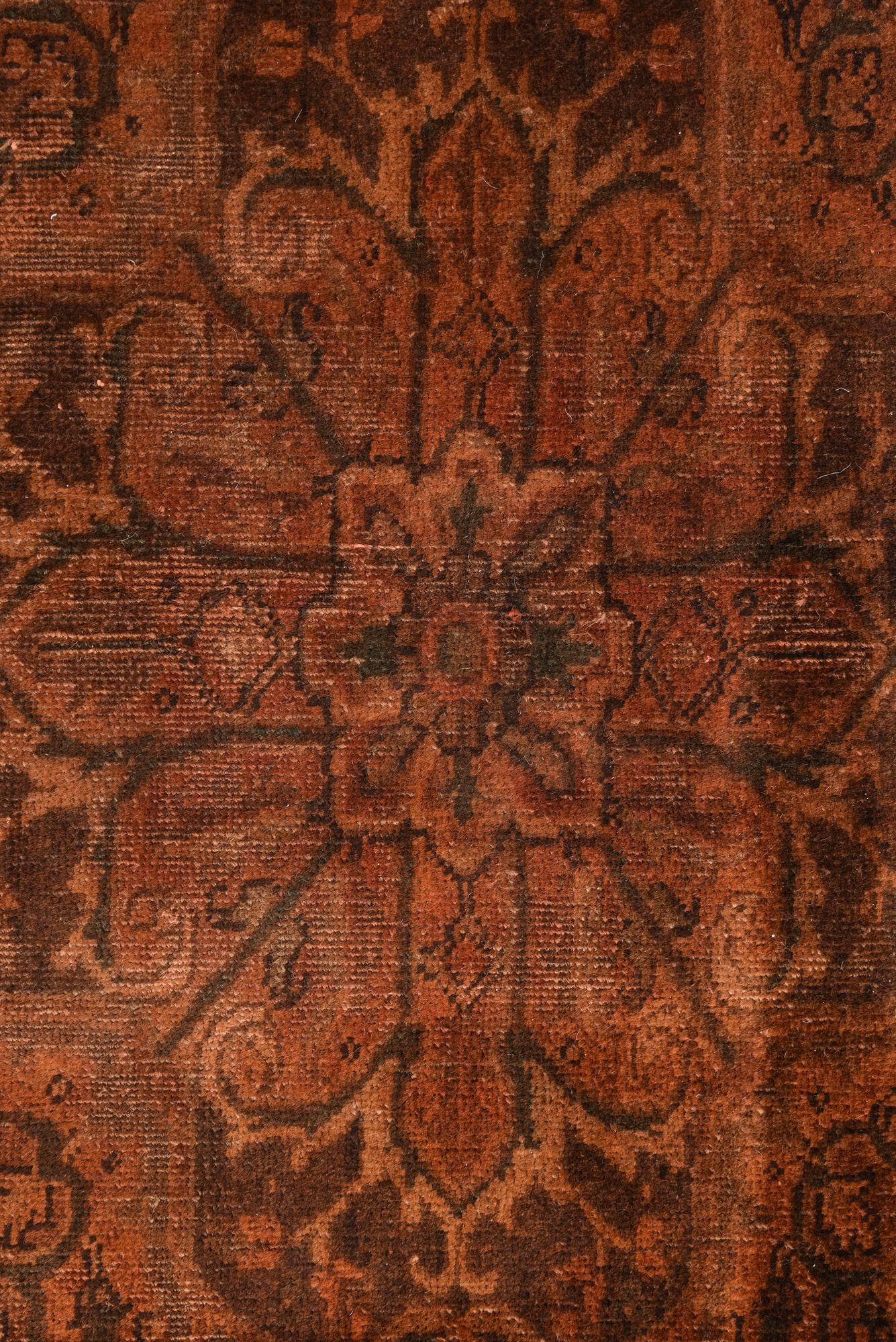 7' 9 x 9' Hand Knotted Ultra Vintage Persian Wool Rug