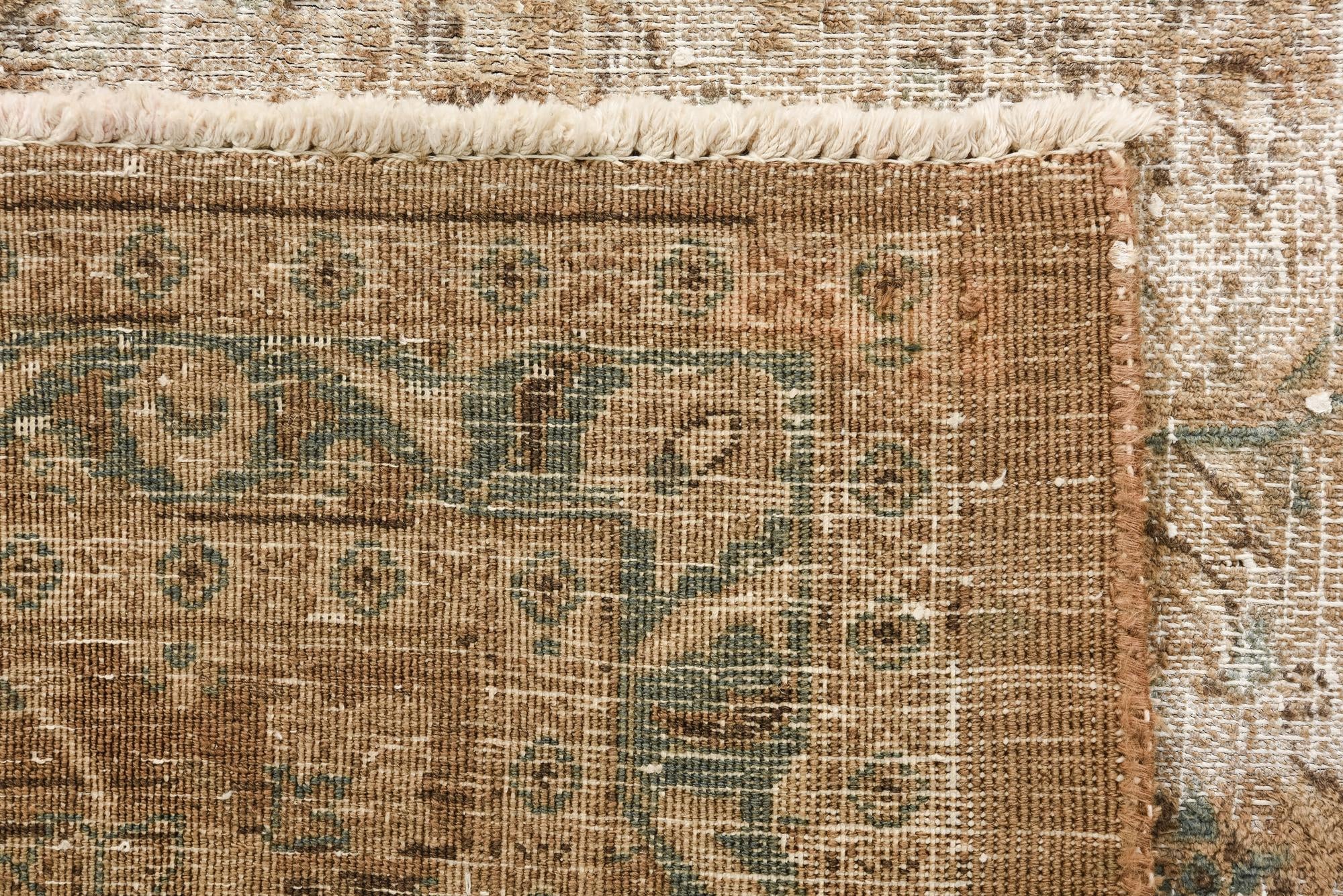 9' 6 x 12' 7 Hand Knotted Ultra Vintage Persian Wool Rug
