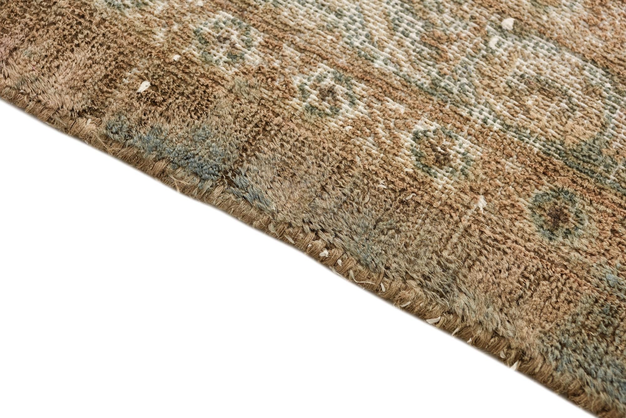 9' 6 x 12' 7 Hand Knotted Ultra Vintage Persian Wool Rug
