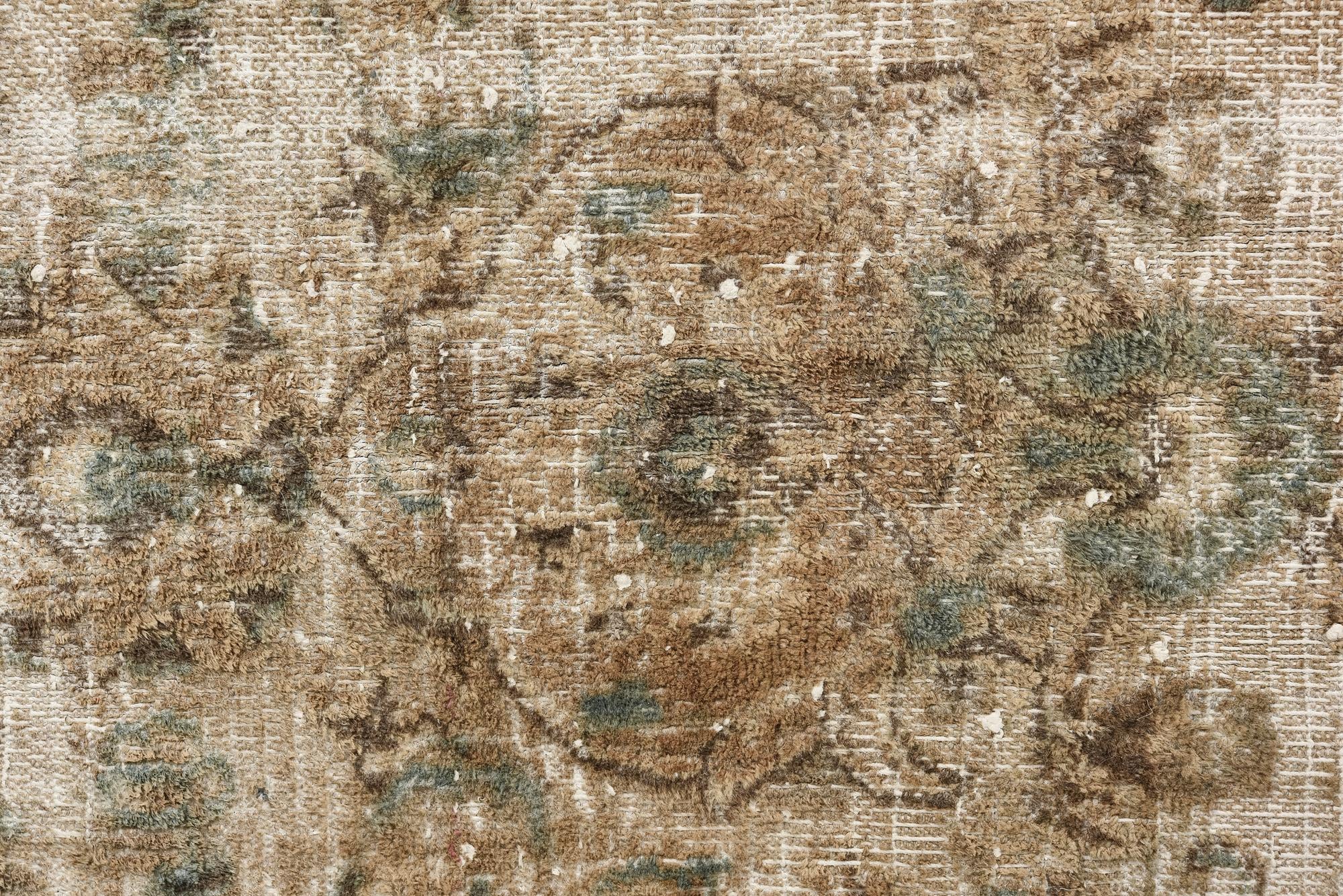 9' 6 x 12' 7 Hand Knotted Ultra Vintage Persian Wool Rug