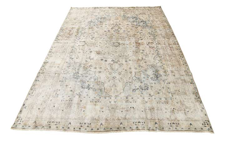 290cm x 390cm Handgeknüpft Ultra Vintage Persisch Wolle Teppich