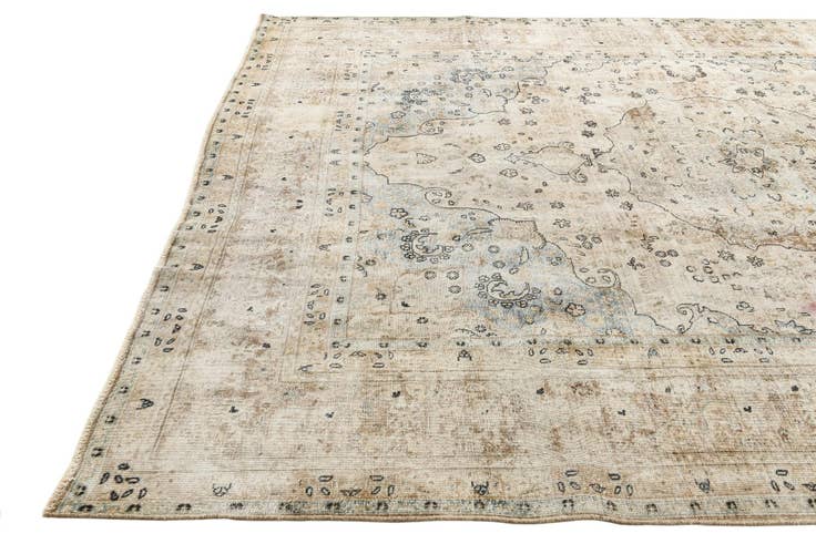 Detailansicht von 290cm x 390cm Handgeknüpft Ultra Vintage Persisch Wolle Teppich