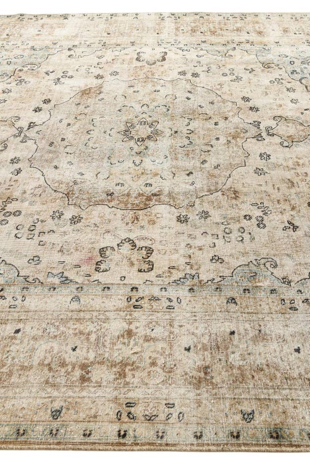 Detailansicht von 290cm x 390cm Handgeknüpft Ultra Vintage Persisch Wolle Teppich
