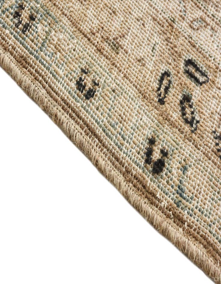 Detail image of 9' 6 x 12' 9  Hand Knotted Ultra Vintage Persian Wool Rug