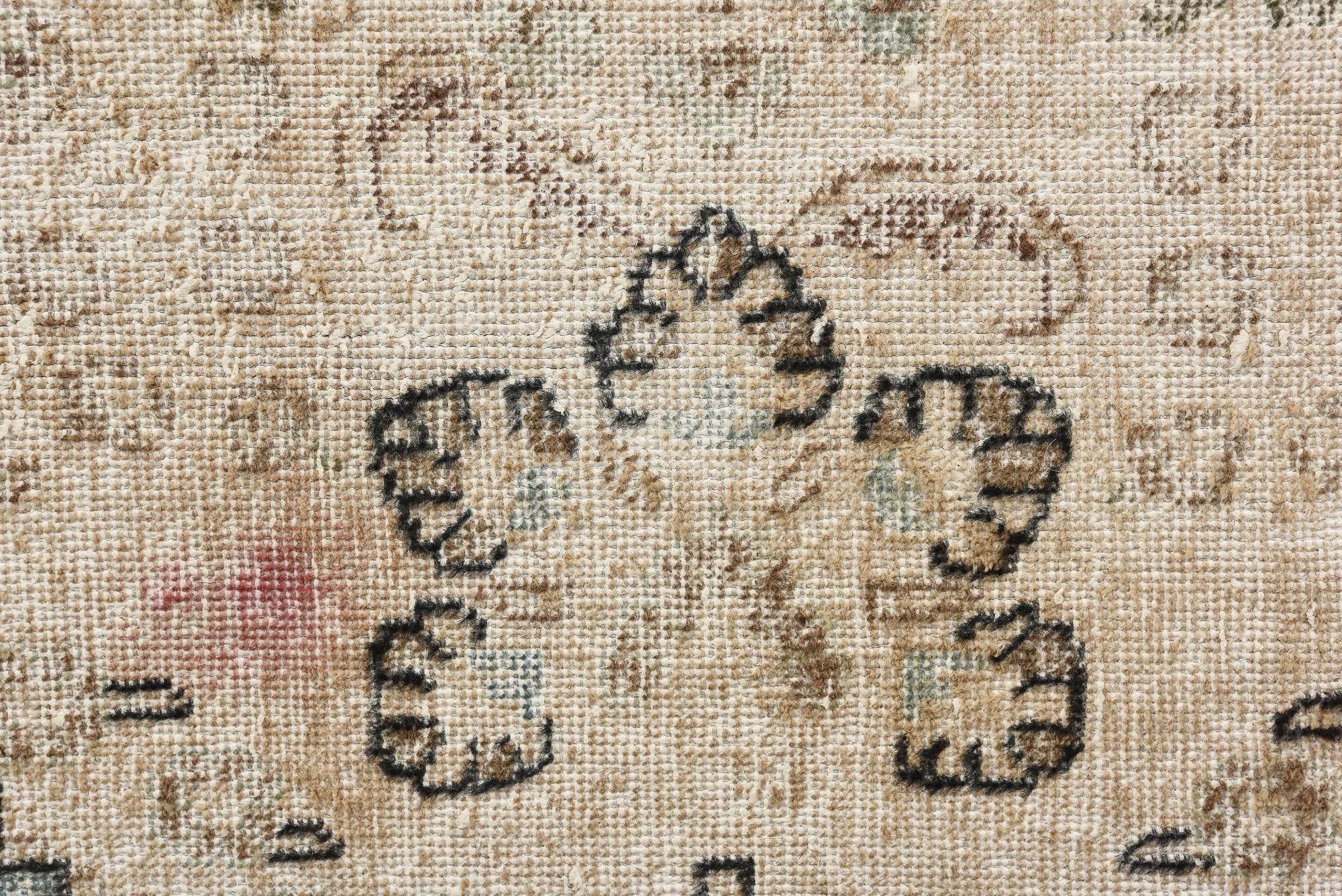 9' 6 x 12' 9 Hand Knotted Ultra Vintage Persian Wool Rug