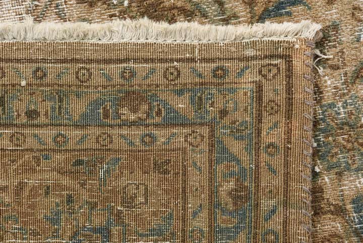 8' 1 x 10' 8 Hand Knotted Ultra Vintage Persian Wool Rug