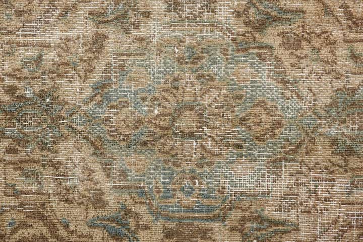 8' 1 x 10' 8 Hand Knotted Ultra Vintage Persian Wool Rug