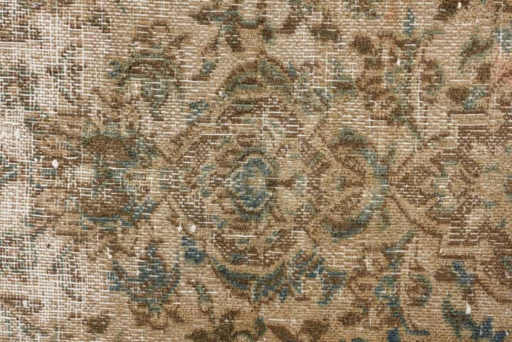 8' 1 x 10' 8 Hand Knotted Ultra Vintage Persian Wool Rug