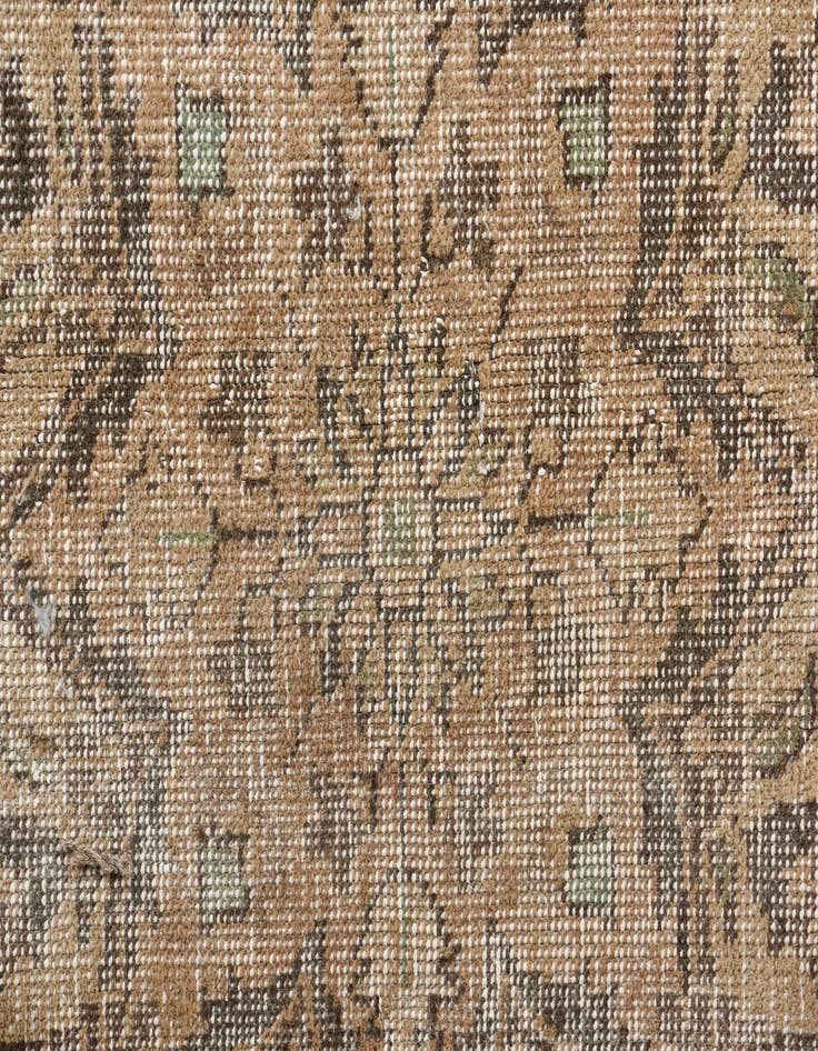 Detail image of 9' 6 x 12' 10  Hand Knotted Ultra Vintage Persian Wool Rug