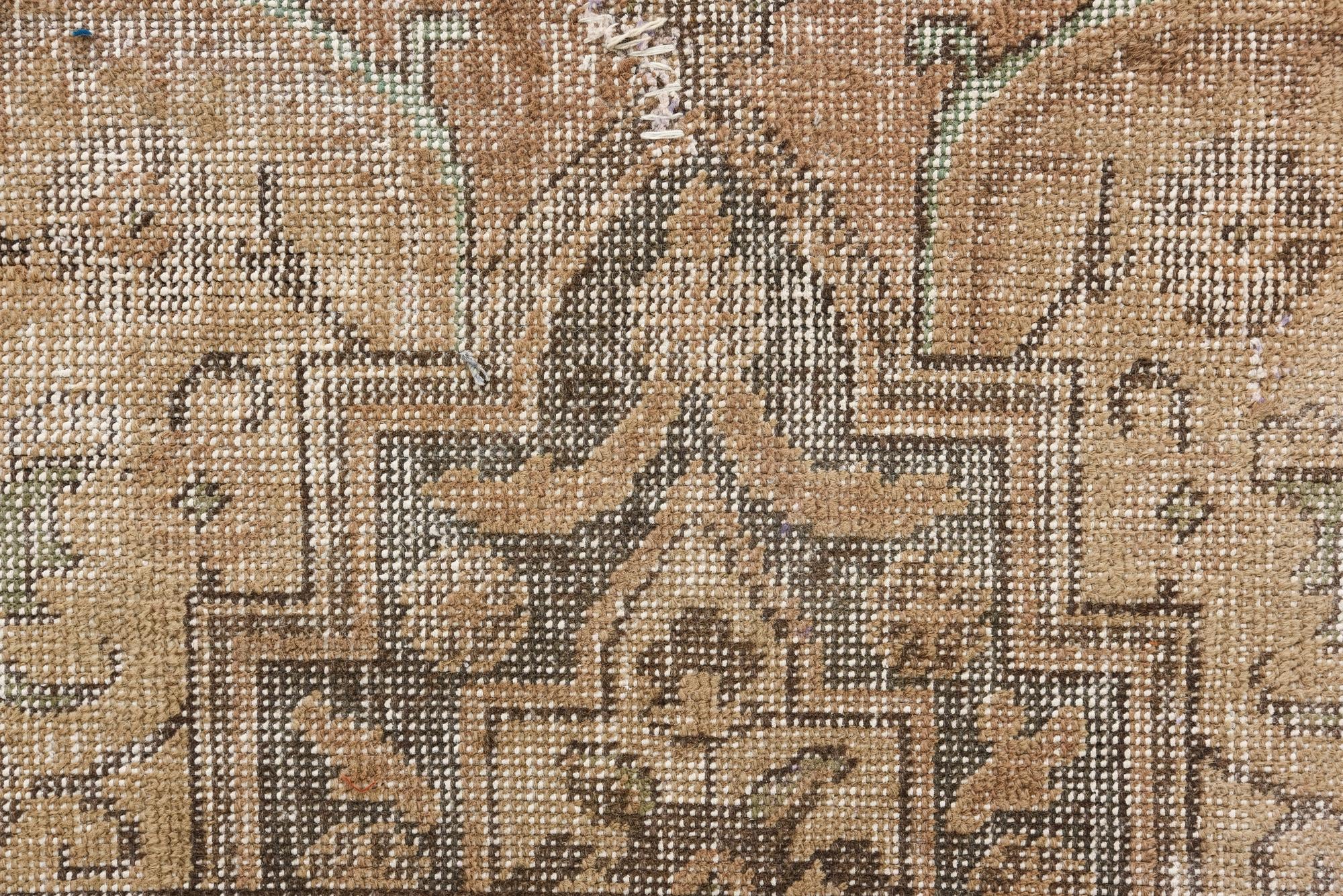 9' 6 x 12' 10 Hand Knotted Ultra Vintage Persian Wool Rug