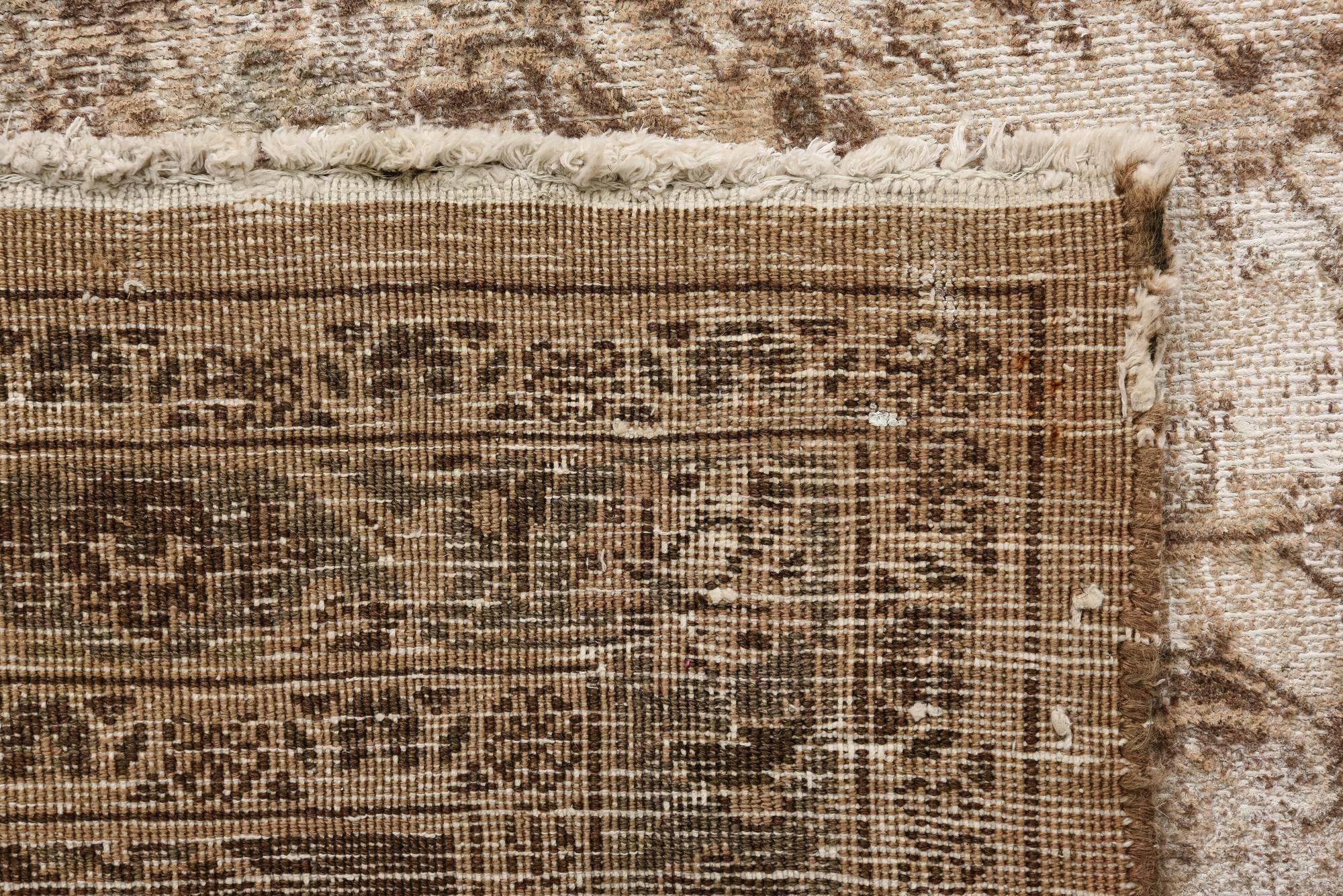9' 9 x 12' 5 Hand Knotted Ultra Vintage Persian Wool Rug