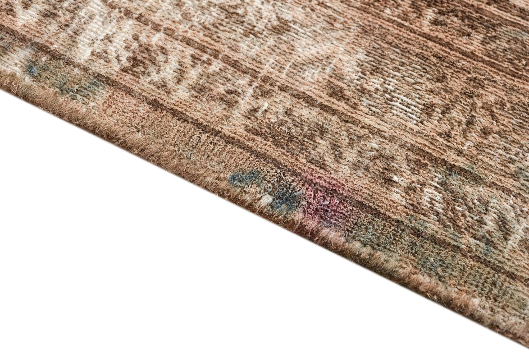9' 9 x 12' 5 Hand Knotted Ultra Vintage Persian Wool Rug