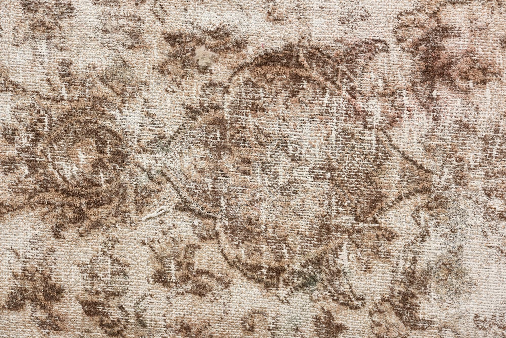 9' 9 x 12' 5 Hand Knotted Ultra Vintage Persian Wool Rug