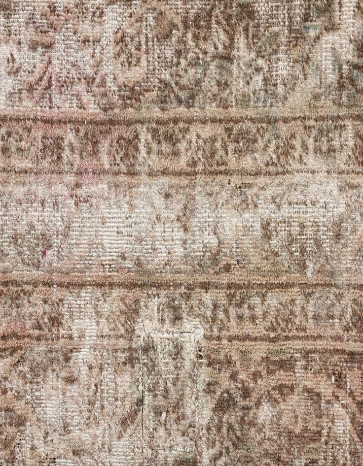 Detail image of 9' 9 x 12' 5  Hand Knotted Ultra Vintage Persian Wool Rug