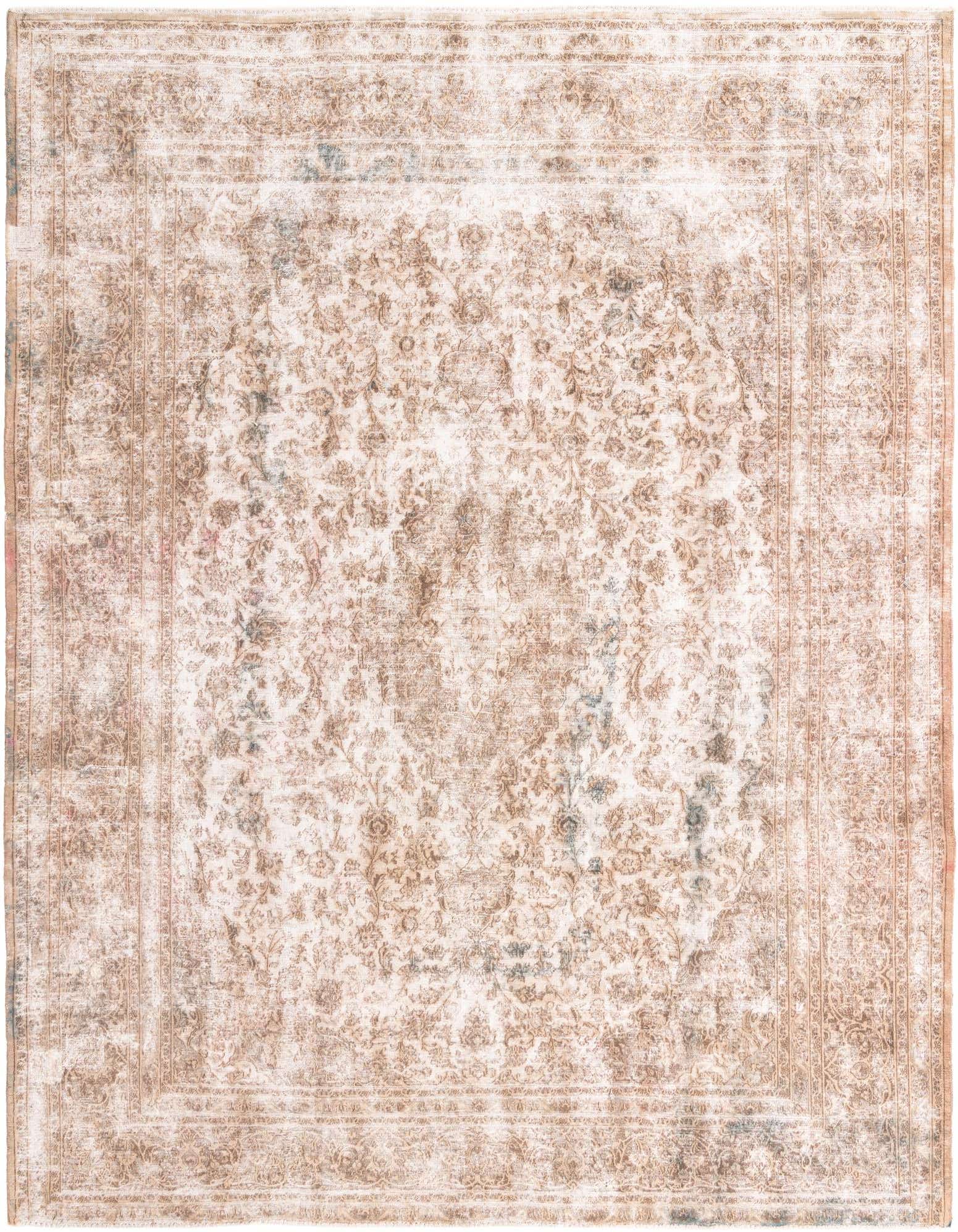 Primary image 9' 9 x 12' 5  Hand Knotted Ultra Vintage Persian Wool Rug