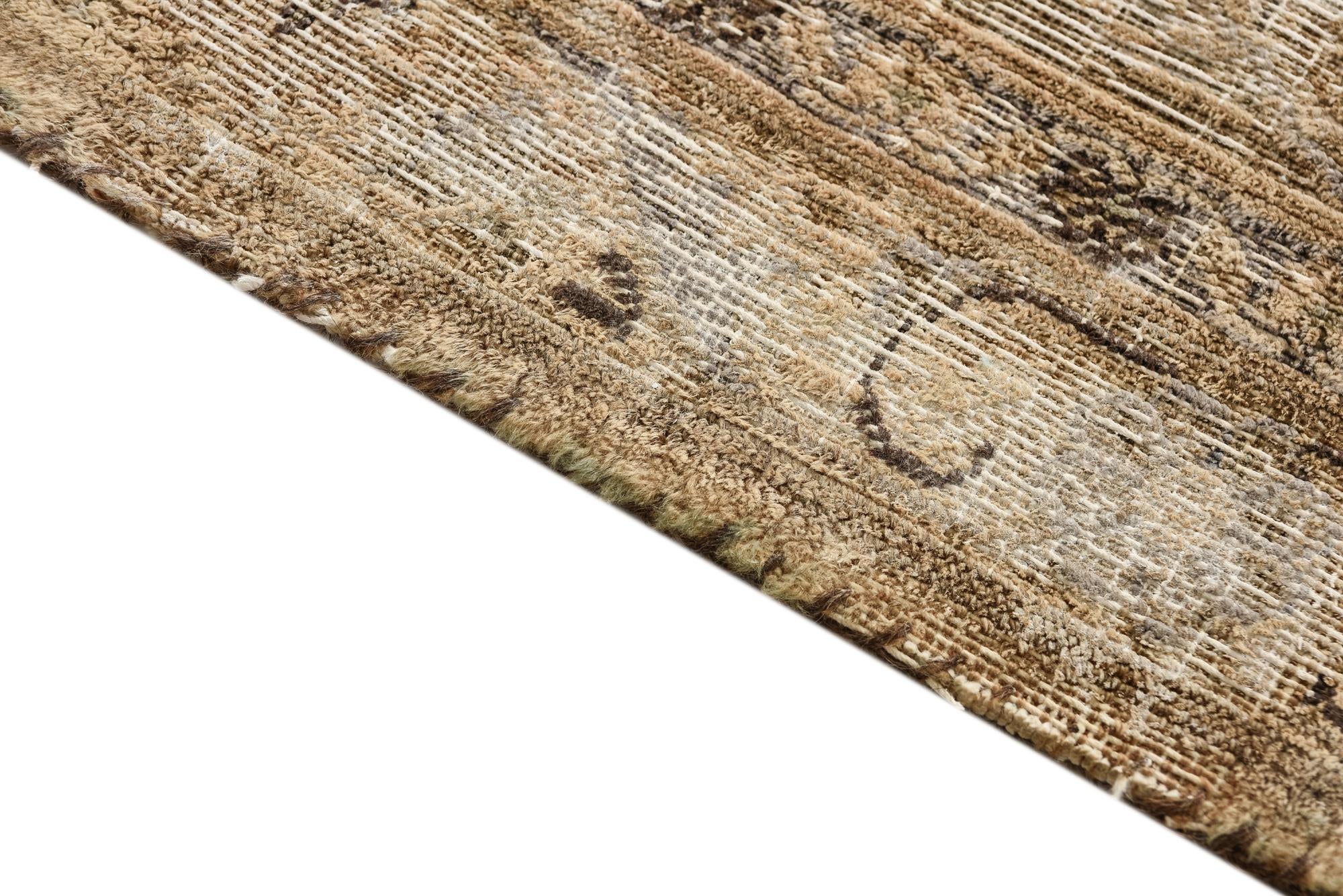 9' 6 x 12' 9 Hand Knotted Ultra Vintage Persian Wool Rug
