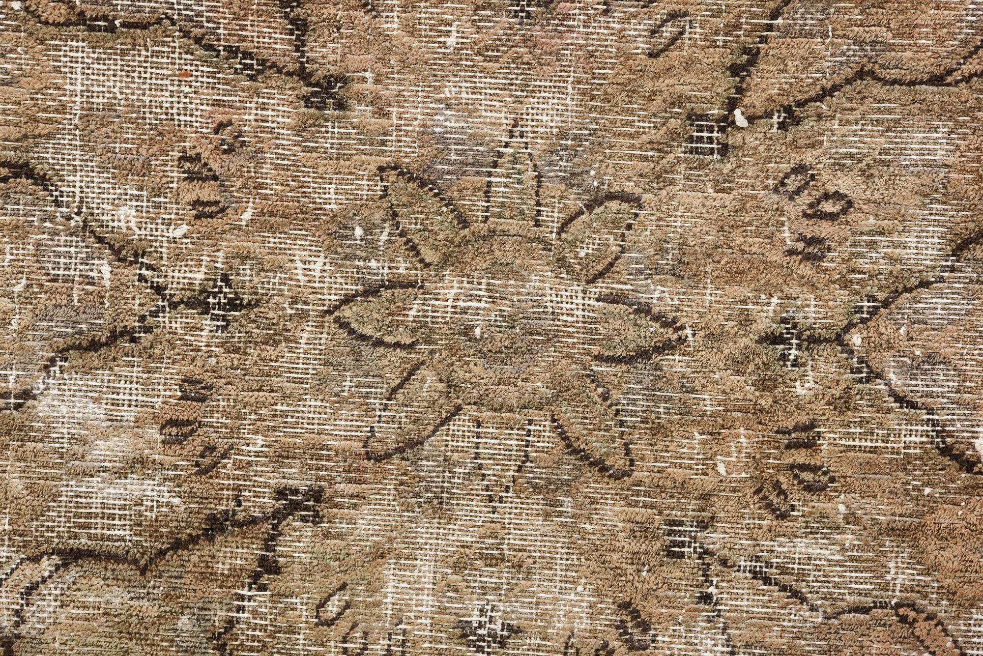 9' 6 x 12' 9 Hand Knotted Ultra Vintage Persian Wool Rug