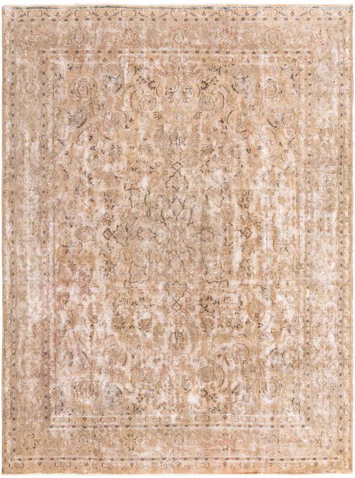 290cm x 390cm Handgeknüpft Ultra Vintage Persisch Wolle Teppich