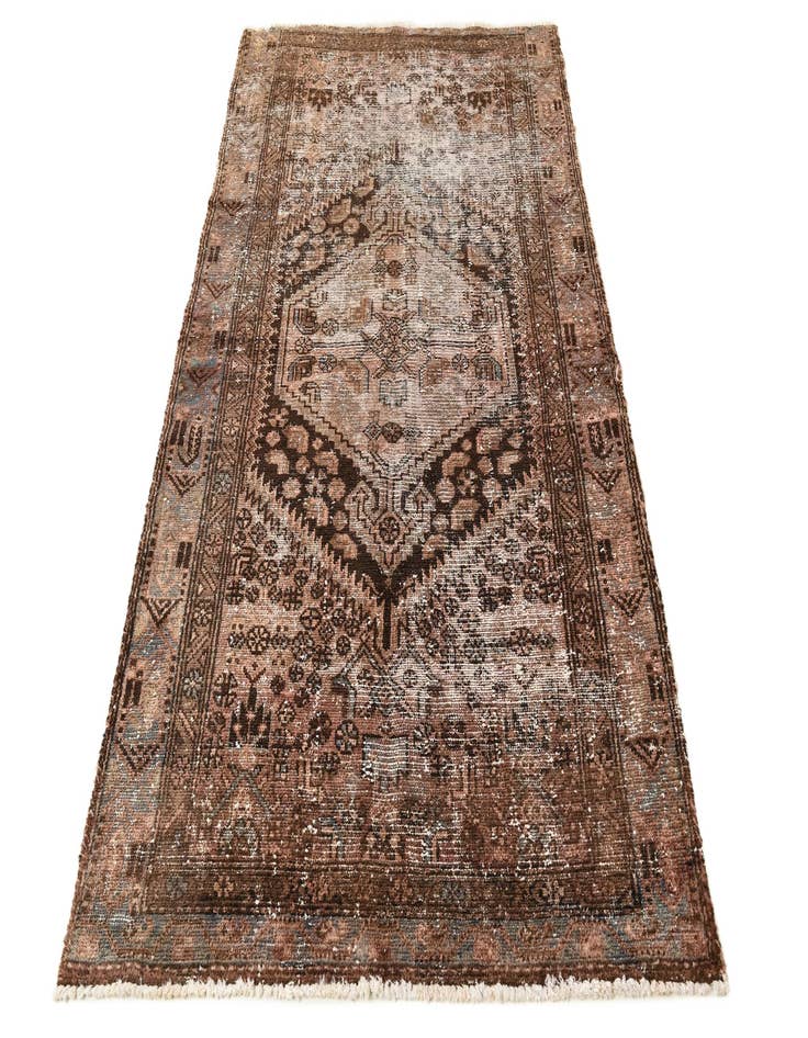 Detail image of 3' 9 x 6' 4  Hand Knotted Ultra Vintage Persian Wool Rug