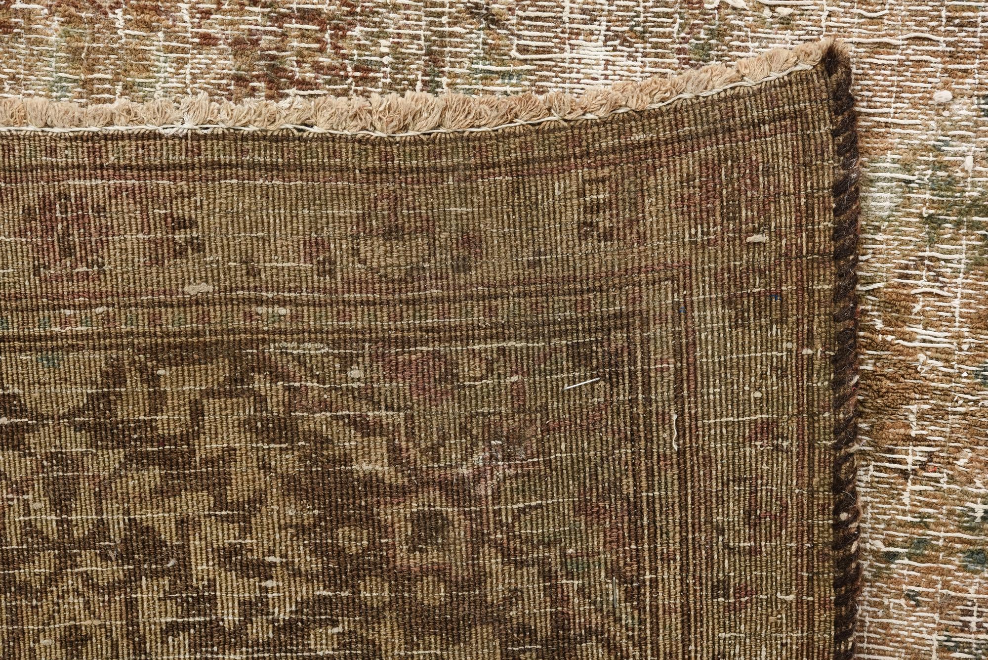 6' 8 x 9' 8 Hand Knotted Ultra Vintage Persian Wool Rug