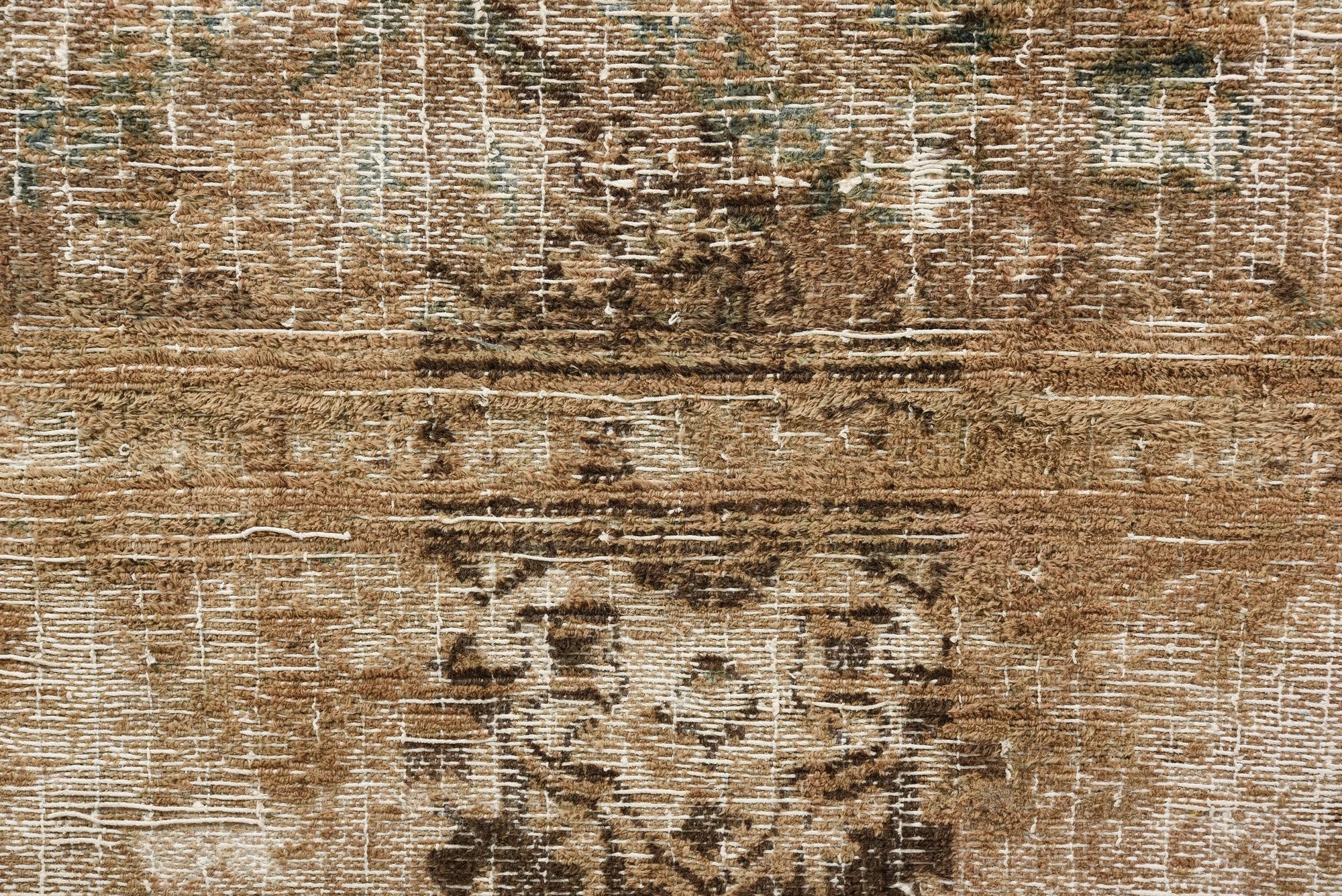 6' 8 x 9' 8 Hand Knotted Ultra Vintage Persian Wool Rug