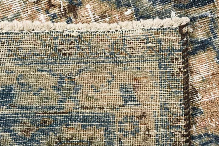6' 4 x 9' 2 Hand Knotted Ultra Vintage Persian Wool Rug