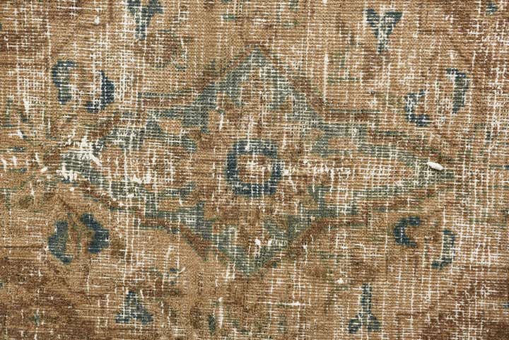 9' 7 x 12' 1 Hand Knotted Ultra Vintage Persian Wool Rug