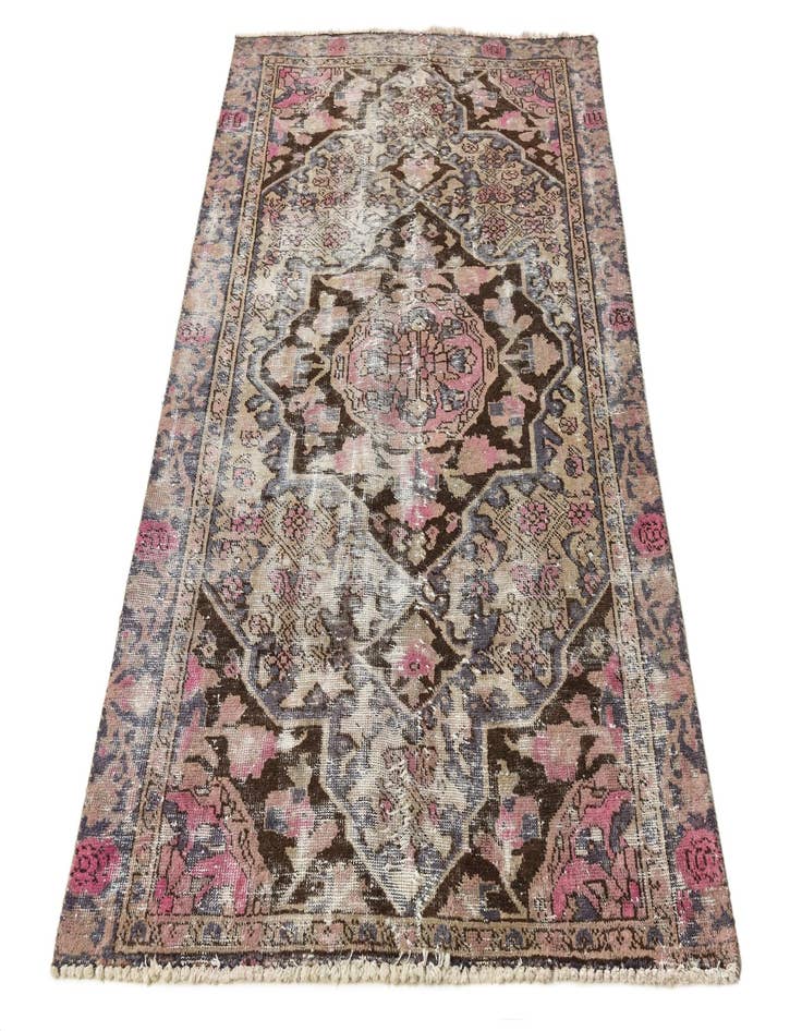 Detail image of 4' x 6' 3  Hand Knotted Ultra Vintage Persian Wool Rug