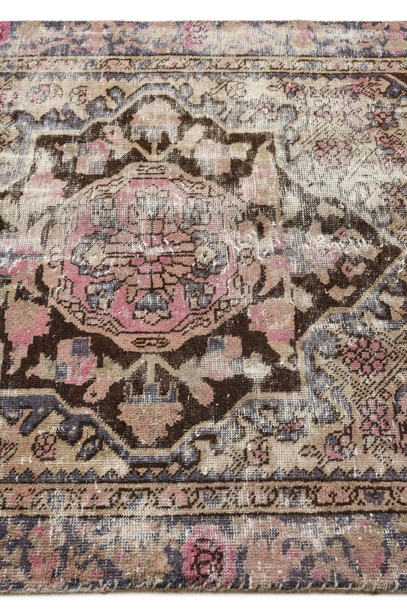 120cm x 190cm anudado a mano Ultra Vintage Alfombra Persa Lana