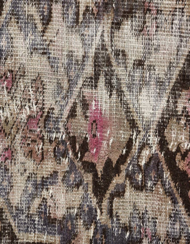 Detail image of 4' x 6' 3  Hand Knotted Ultra Vintage Persian Wool Rug