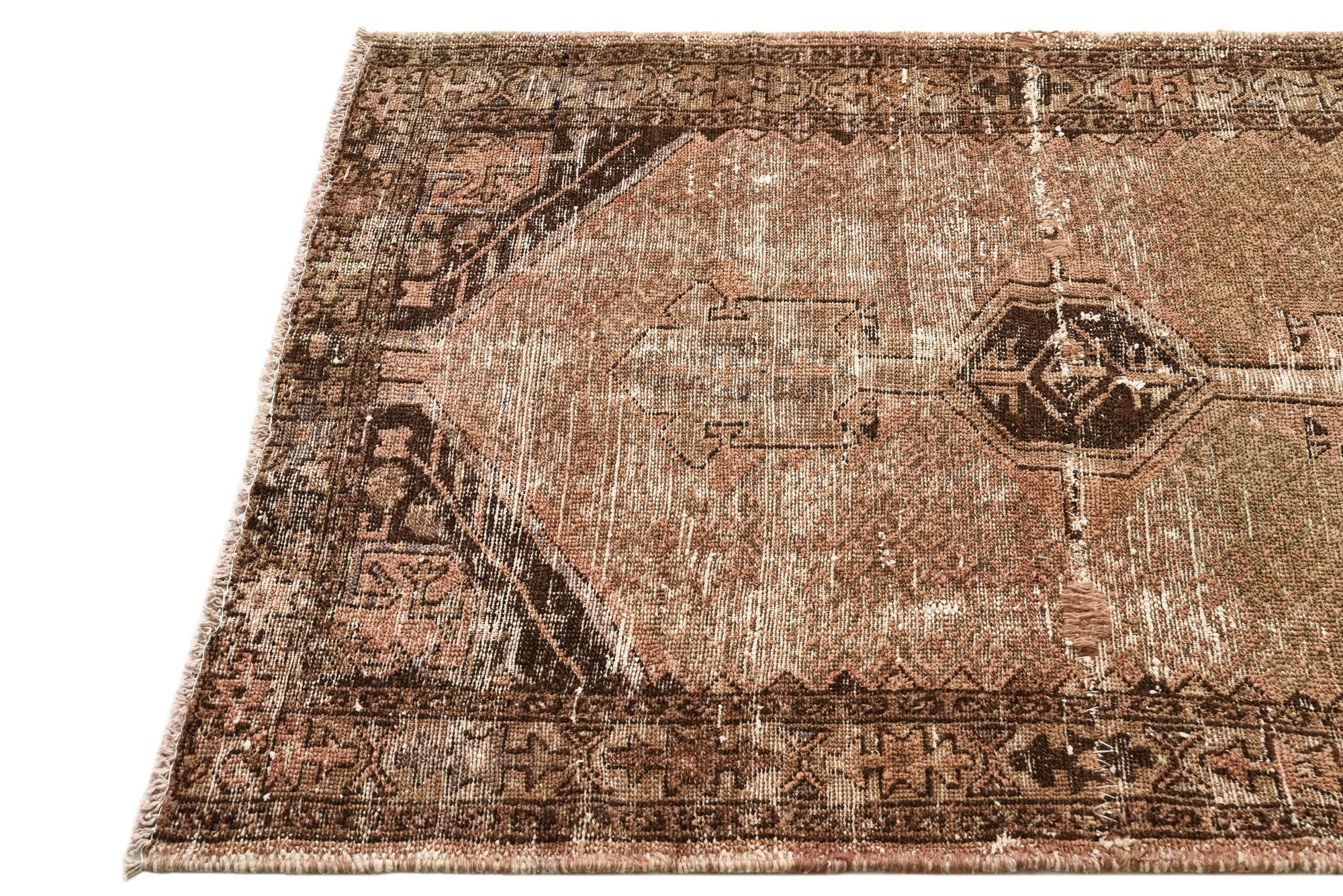 3' 3 x 4' 10 Hand Knotted Ultra Vintage Persian Wool Rug