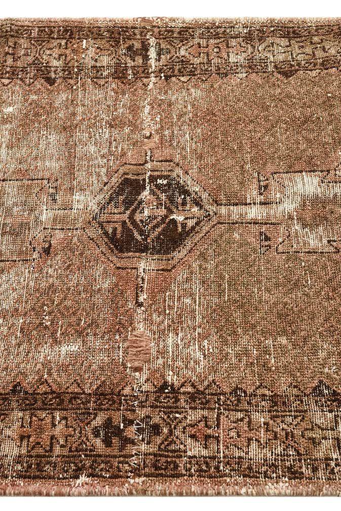 3' 3 x 4' 10 Hand Knotted Ultra Vintage Persian Wool Rug