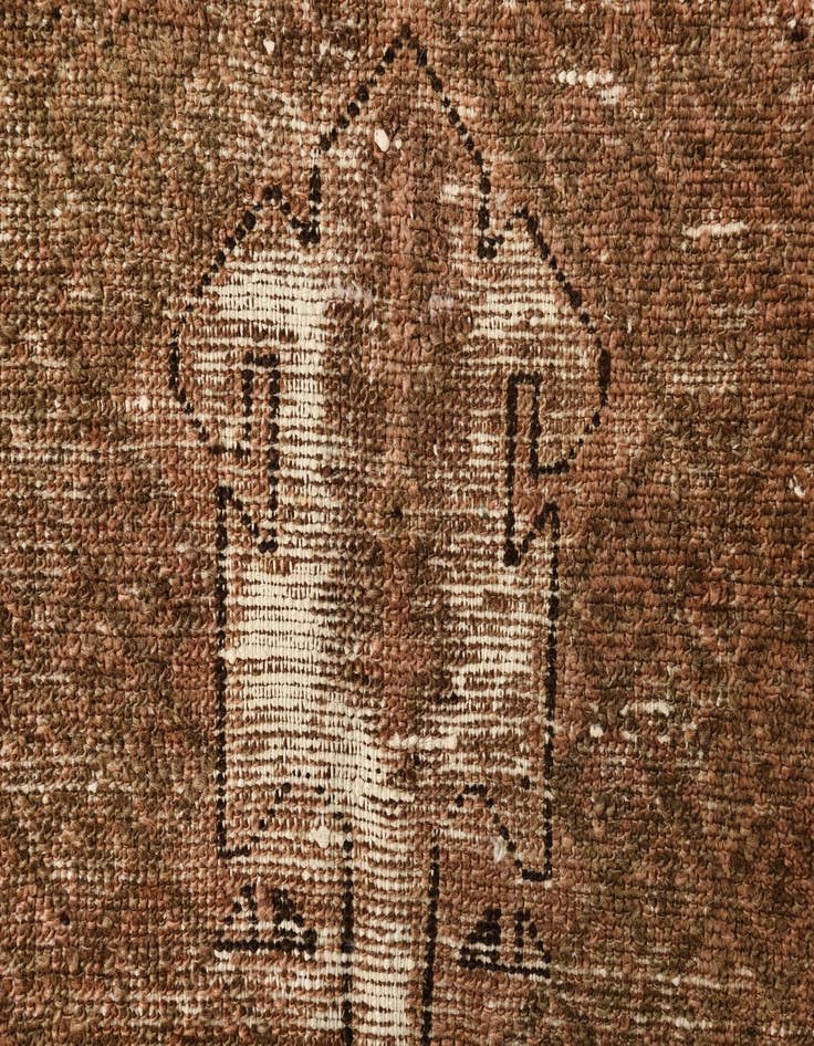 Detail image of 3' 3 x 4' 10  Hand Knotted Ultra Vintage Persian Wool Rug