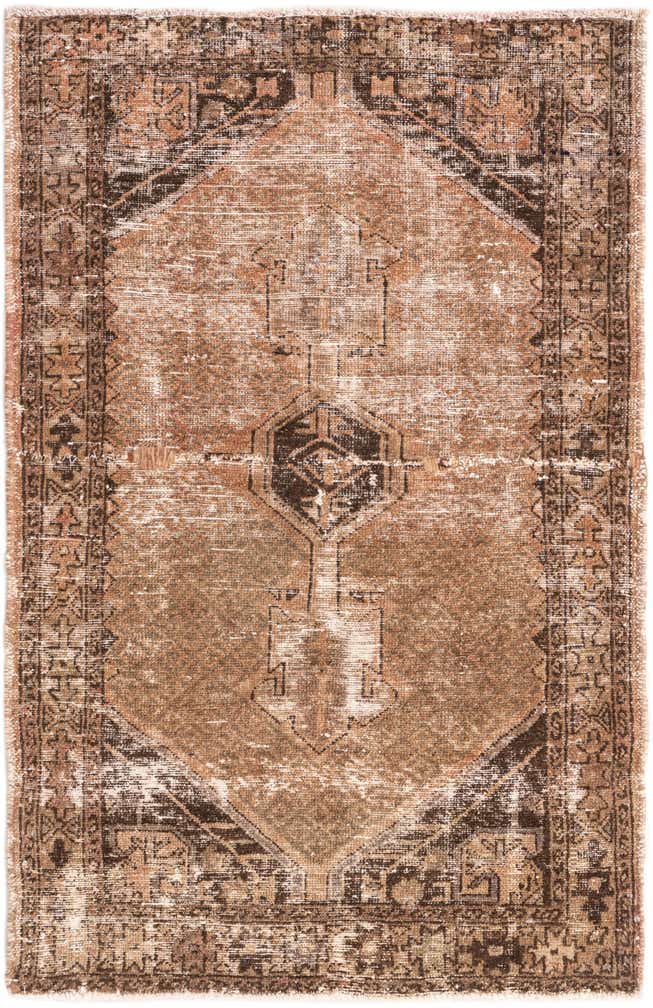 3' 3 x 4' 10 Hand Knotted Ultra Vintage Persian Wool Rug