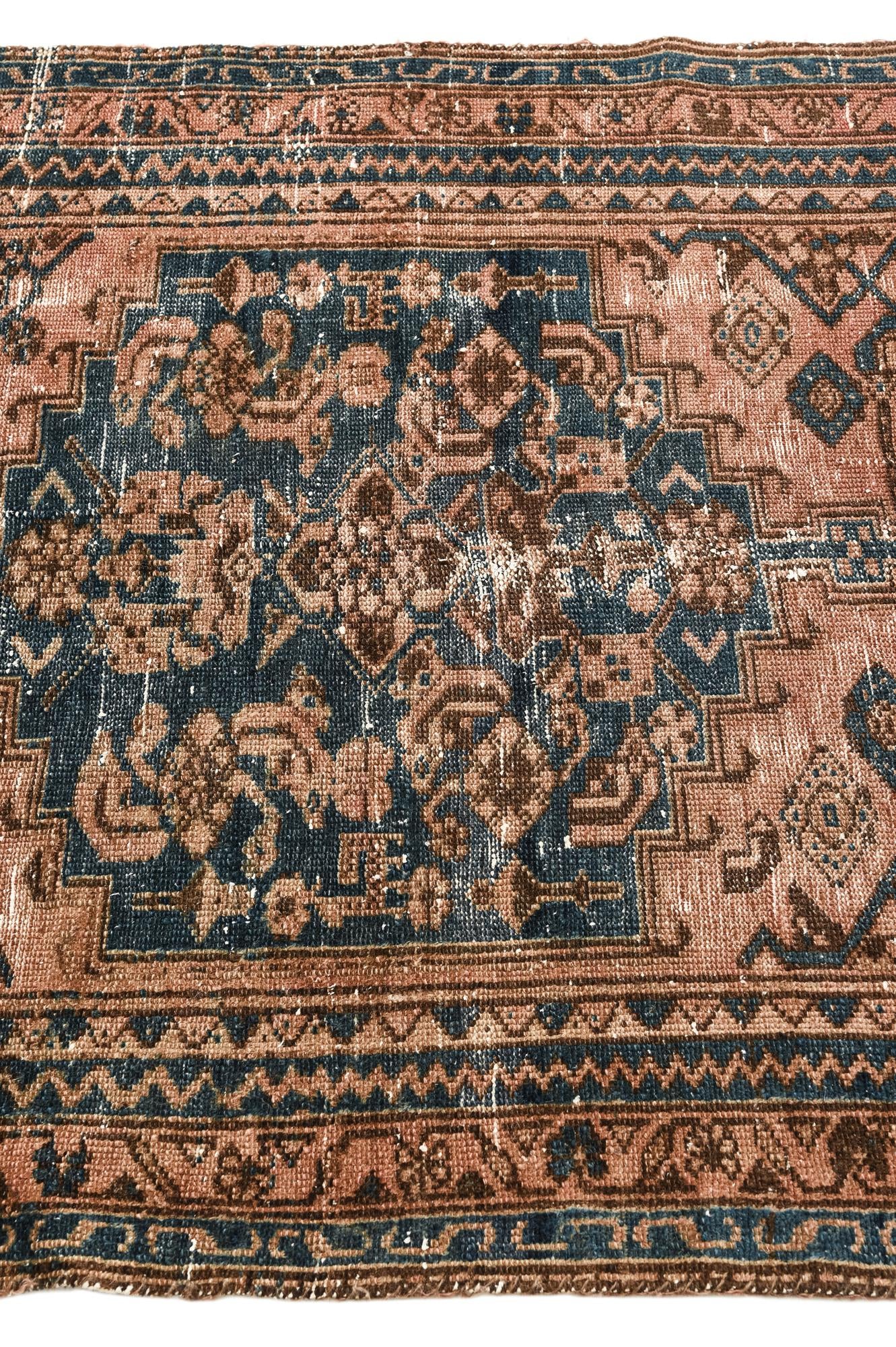 3' 6 x 5' 9 Hand Knotted Ultra Vintage Persian Wool Rug