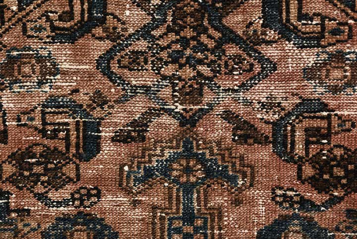 3' 6 x 5' 9 Hand Knotted Ultra Vintage Persian Wool Rug