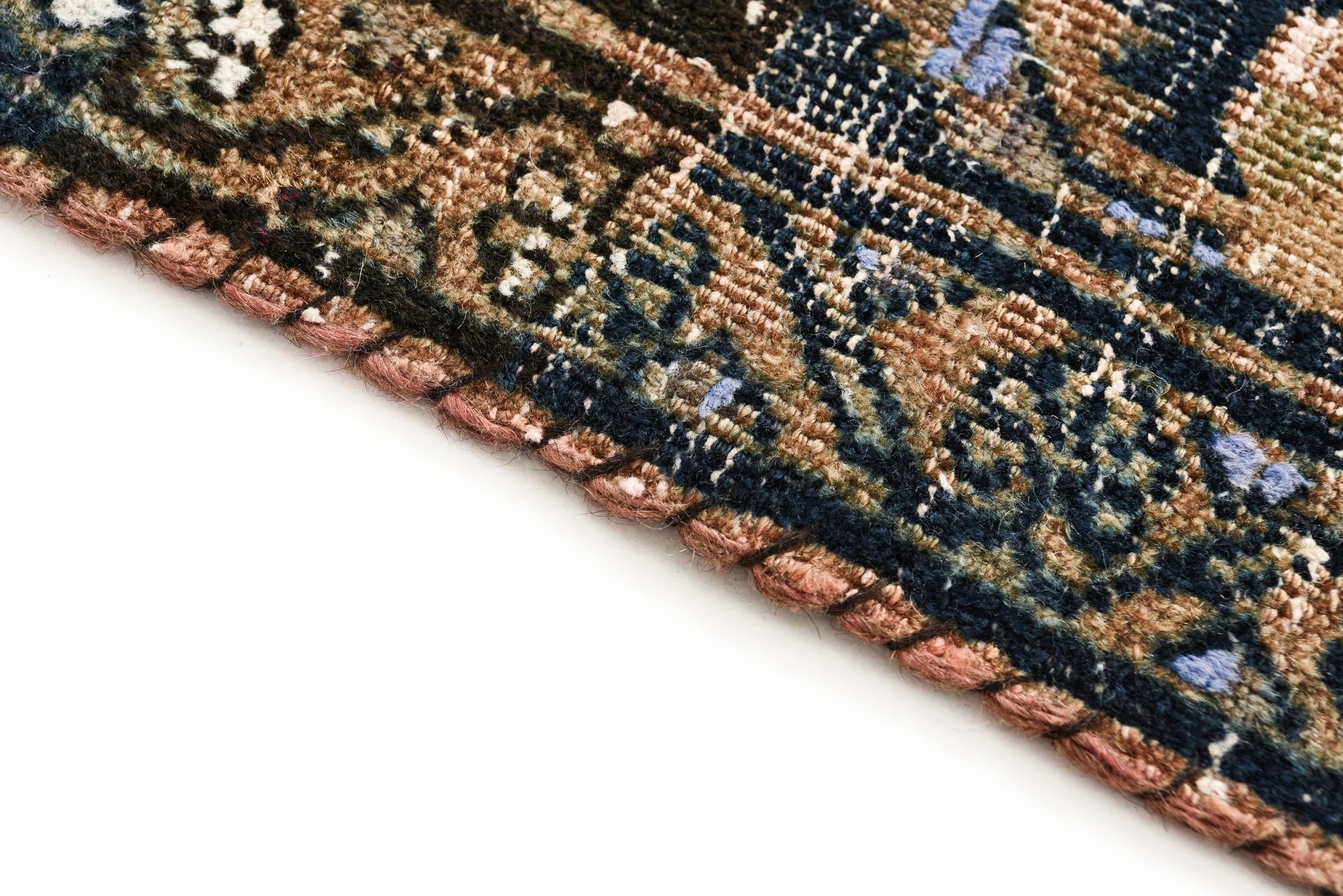 4' 9 x 6' 4 Hand Knotted Ultra Vintage Persian Wool Rug