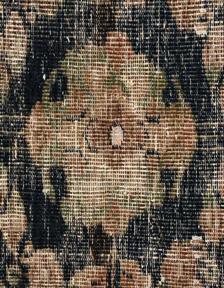 Detail image of 4' 9 x 6' 4  Hand Knotted Ultra Vintage Persian Wool Rug