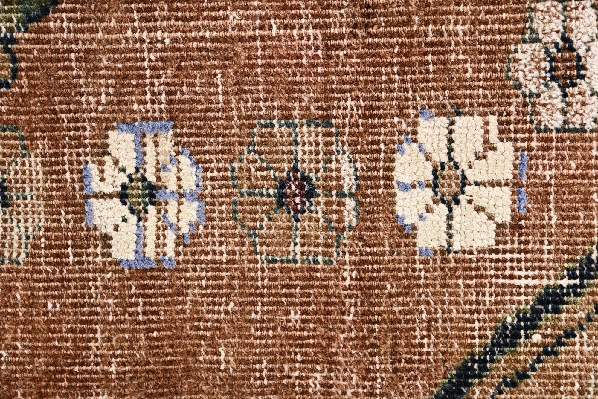 4' 9 x 6' 4 Hand Knotted Ultra Vintage Persian Wool Rug