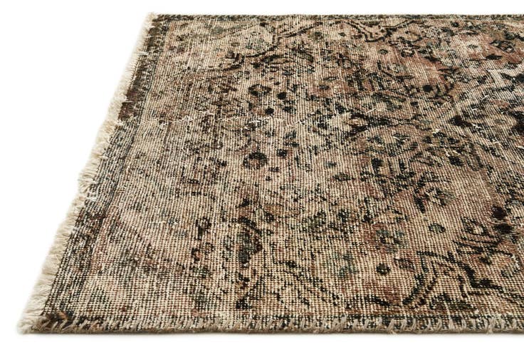 Detail image of 3' 2 x 5' Hand Knotted Ultra Vintage Persian Wool Rug