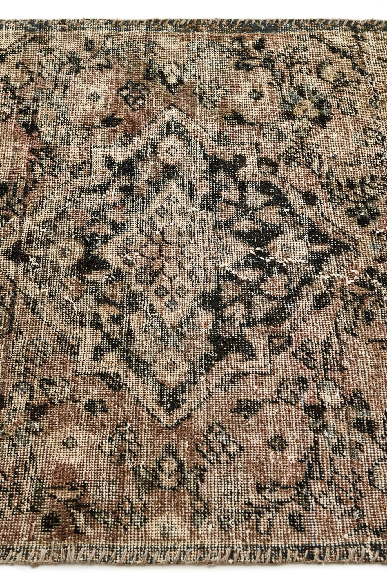 3' 2 x 5' Hand Knotted Ultra Vintage Persian Wool Rug
