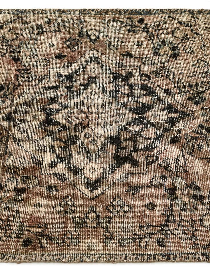 Detail image of 3' 2 x 5'  Hand Knotted Ultra Vintage Persian Wool Rug