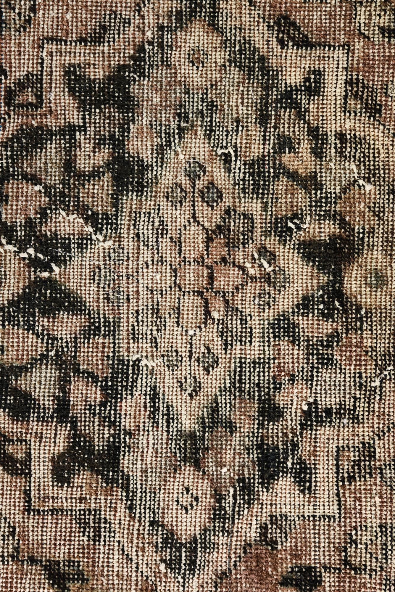 3' 2 x 5' Hand Knotted Ultra Vintage Persian Wool Rug