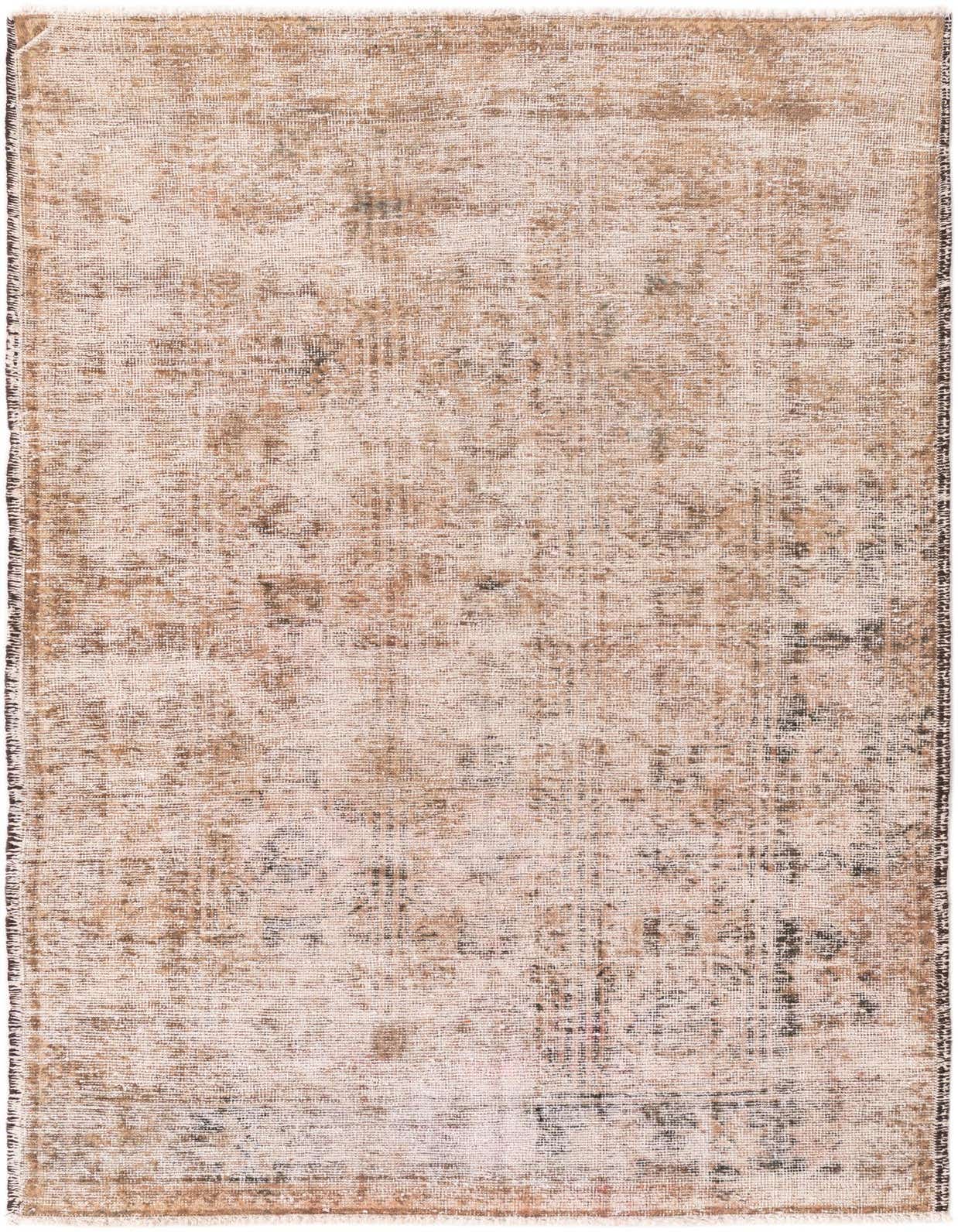 Primary image 4' x 6' 6  Hand Knotted Ultra Vintage Persian Wool Rug